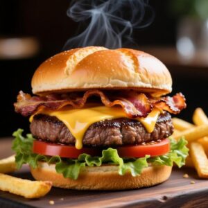 classic gourmet beef burger
