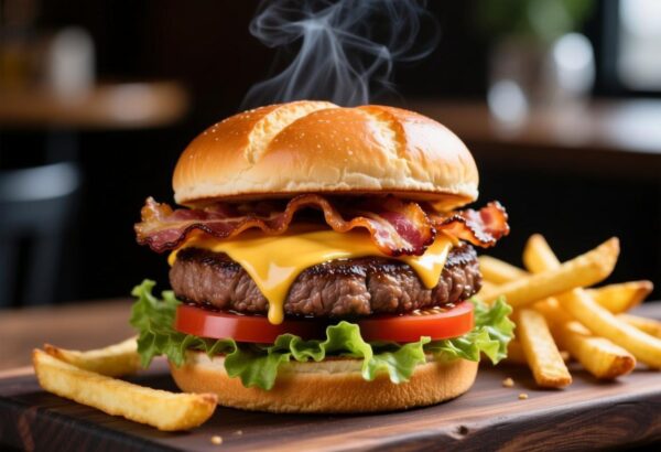 classic gourmet beef burger